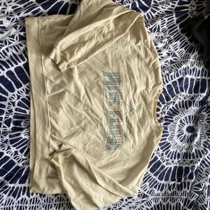 crop yellow pink floyd graphic crew from american eagle